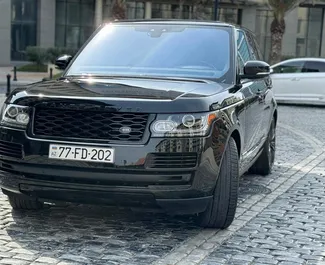 Frontansicht eines Mietwagens Land Rover Range Rover in Baku, Aserbaidschan ✓ Auto Nr.10399. ✓ Automatisch TM ✓ 0 Bewertungen.