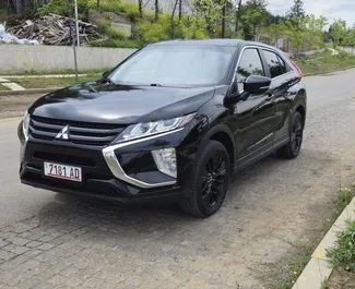 Frontansicht eines Mietwagens Mitsubishi Eclipse Cross in Tiflis, Georgien ✓ Auto Nr.10296. ✓ Automatisch TM ✓ 0 Bewertungen.