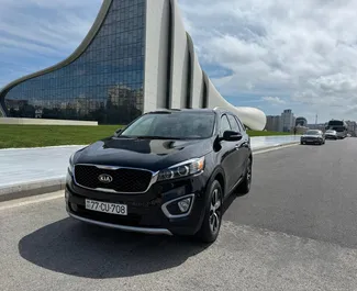 Frontansicht eines Mietwagens Kia Sorento in Baku, Aserbaidschan ✓ Auto Nr.10398. ✓ Automatisch TM ✓ 0 Bewertungen.