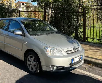 Mietwagen Toyota Corolla 2006 in Albanien, mit Diesel-Kraftstoff und 88 PS ➤ Ab 25 EUR pro Tag.