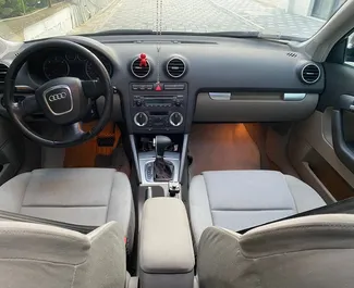 Vermietung Audi A3. Komfort, Premium Fahrzeug zur Miete in Albanien ✓ Kaution Einzahlung von 200 EUR ✓ Versicherungsoptionen KFZ-HV.