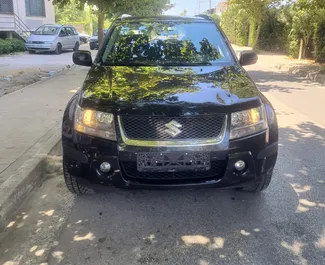 Frontansicht eines Mietwagens Suzuki Grand Vitara in Durres, Albanien ✓ Auto Nr.10584. ✓ Automatisch TM ✓ 0 Bewertungen.