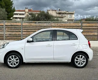 Autovermietung Nissan Micra Nr.10554 Schaltgetriebe in Mytilene, ausgestattet mit einem 0,9L Motor ➤ Von Xarikleia in Griechenland.