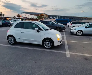 Autovermietung Fiat 500 Nr.10592 Schaltgetriebe in Tirana, ausgestattet mit einem 1,2L Motor ➤ Von Oltjon in Albanien.