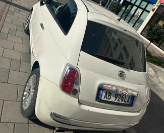 Mietwagen Fiat 500 2010 in Albanien, mit Benzin-Kraftstoff und 69 PS ➤ Ab 22 EUR pro Tag.