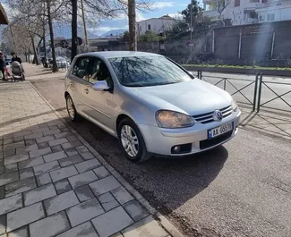 Autovermietung Volkswagen Golf 5 Nr.10593 Schaltgetriebe in Tirana, ausgestattet mit einem 1,9L Motor ➤ Von Oltjon in Albanien.