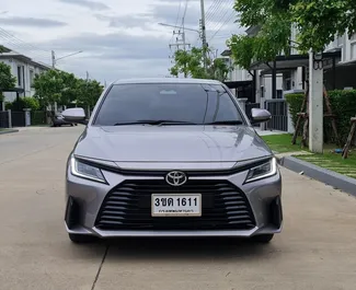 Autovermietung Toyota Yaris Ativ Nr.8086 Automatisch am Flughafen Bangkok Don Muang, ausgestattet mit einem 1,6L Motor ➤ Von Kasam in Thailand.