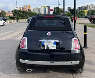 Vermietung Fiat 500 Cabrio. Wirtschaft, Komfort, Cabrio Fahrzeug zur Miete in Albanien ✓ Kaution Keine Kaution ✓ Versicherungsoptionen KFZ-HV, VKV Komplett, Ausland.