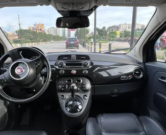 Gas 1,4L Motor von Fiat 500 Cabrio 2014 zur Miete in Tirana.