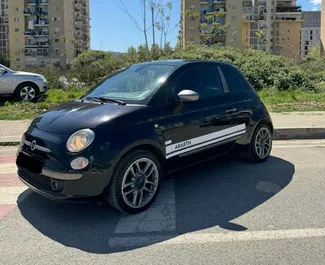 Autovermietung Fiat 500 Nr.10558 Schaltgetriebe in Tirana, ausgestattet mit einem 1,2L Motor ➤ Von Iglis in Albanien.