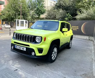 Frontansicht eines Mietwagens Jeep Renegade in Tiflis, Georgien ✓ Auto Nr.10693. ✓ Automatisch TM ✓ 0 Bewertungen.