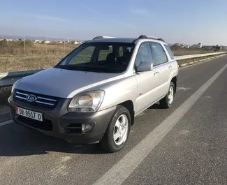 Frontansicht eines Mietwagens Kia Sportage in Durres, Albanien ✓ Auto Nr.10698. ✓ Schaltgetriebe TM ✓ 0 Bewertungen.