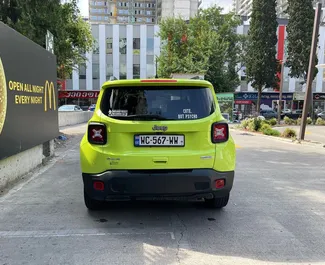 Vermietung Jeep Renegade. Wirtschaft, Komfort, Crossover Fahrzeug zur Miete in Georgien ✓ Kaution Einzahlung von 270 GEL ✓ Versicherungsoptionen KFZ-HV, TKV.