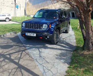 Frontansicht eines Mietwagens Jeep Renegade in Tiflis, Georgien ✓ Auto Nr.10803. ✓ Automatisch TM ✓ 0 Bewertungen.