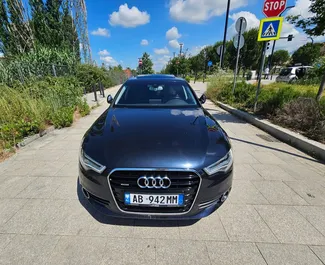 Frontansicht eines Mietwagens Audi A6 in Tirana, Albanien ✓ Auto Nr.10784. ✓ Automatisch TM ✓ 0 Bewertungen.