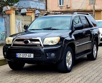 Frontansicht eines Mietwagens Toyota 4 Runner in Kutaisi, Georgien ✓ Auto Nr.8650. ✓ Automatisch TM ✓ 0 Bewertungen.