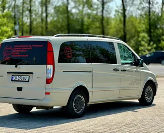 Autovermietung Mercedes-Benz Vito Nr.8490 Schaltgetriebe in Kutaisi, ausgestattet mit einem 2,0L Motor ➤ Von Bakuri in Georgien.