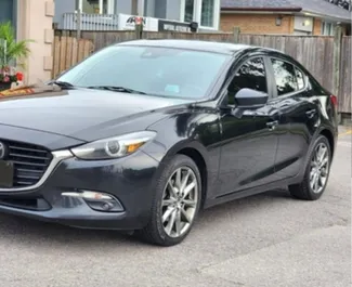 Frontansicht eines Mietwagens Mazda 3 in Batumi, Georgien ✓ Auto Nr.10759. ✓ Automatisch TM ✓ 0 Bewertungen.