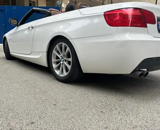 Frontansicht eines Mietwagens BMW 3-series Cabrio in Tiflis, Georgien ✓ Auto Nr.10825. ✓ Automatisch TM ✓ 1 Bewertungen.