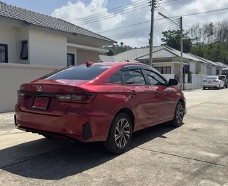 Mietwagen Toyota Yaris Ativ 2024 in Thailand, mit Benzin-Kraftstoff und 94 PS ➤ Ab 600 THB pro Tag.