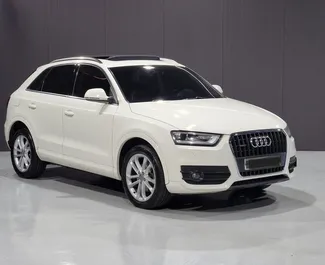 Frontansicht eines Mietwagens Audi Q3 in Durres, Albanien ✓ Auto Nr.11103. ✓ Automatisch TM ✓ 0 Bewertungen.