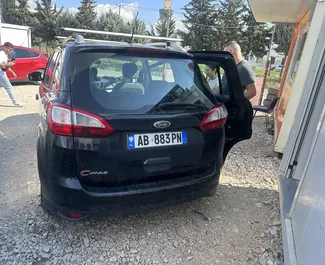 Autovermietung Ford C-Max Grand Nr.11069 Schaltgetriebe am Flughafen von Tirana, ausgestattet mit einem 1,6L Motor ➤ Von Enrigen in Albanien.