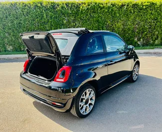 Mietwagen Fiat 500 Cabrio 2022 in Marokko, mit Benzin-Kraftstoff und 6 PS ➤ Ab 36 USD pro Tag.