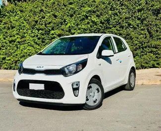 Frontansicht eines Mietwagens Kia Picanto in Casablanca, Marokko ✓ Auto Nr.11045. ✓ Automatisch TM ✓ 0 Bewertungen.