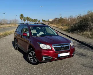 Frontansicht eines Mietwagens Subaru Forester in Batumi, Georgien ✓ Auto Nr.11383. ✓ Automatisch TM ✓ 0 Bewertungen.