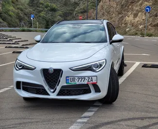 Autovermietung Alfa Romeo Stelvio Quadrifoglio Nr.11483 Automatisch in Tiflis, ausgestattet mit einem 2,9L Motor ➤ Von Evgenii in Georgien.