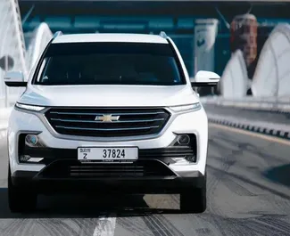 Frontansicht eines Mietwagens Chevrolet Captiva in Dubai, VAE ✓ Auto Nr.11449. ✓ Automatisch TM ✓ 0 Bewertungen.