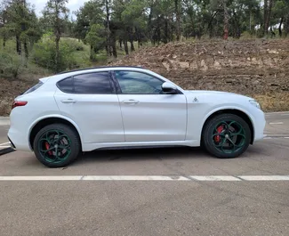 Vermietung Alfa Romeo Stelvio Quadrifoglio. Komfort, SUV, Crossover Fahrzeug zur Miete in Georgien ✓ Kaution Einzahlung von 800 GEL ✓ Versicherungsoptionen KFZ-HV, TKV.