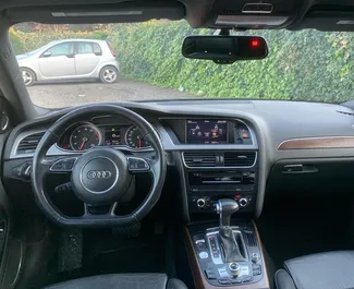 Benzin 2,0L Motor von Audi A4 2015 zur Miete am Flughafen von Tirana.