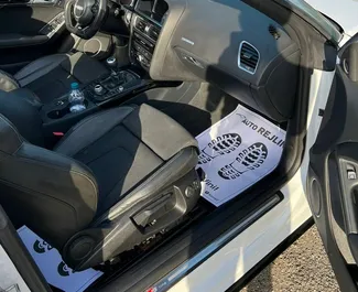Audi A5 Cabrio 2016 zur Miete verfügbar am Flughafen von Tirana, mit Kilometerbegrenzung unbegrenzte.