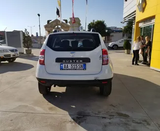 Vermietung Dacia Duster. Wirtschaft, Komfort, Crossover Fahrzeug zur Miete in Albanien ✓ Kaution Einzahlung von 100 EUR ✓ Versicherungsoptionen KFZ-HV, TKV, Ausland.