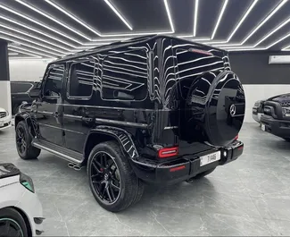 Mietwagen Mercedes-Benz G63 2022 in VAE, mit Benzin-Kraftstoff und 577 PS ➤ Ab 1888 AED pro Tag.