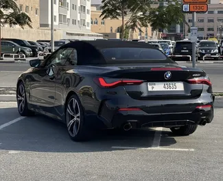 Autovermietung BMW 420i Cabrio Nr.11538 Automatisch am internationalen Flughafen von Dubai, ausgestattet mit einem 2,0L Motor ➤ Von Feruzkhon in VAE.