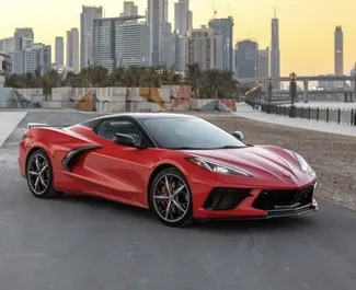 Autovermietung Chevrolet Corvette Nr.11554 Automatisch am internationalen Flughafen von Dubai, ausgestattet mit einem L Motor ➤ Von Feruzkhon in VAE.