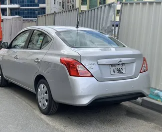 Autovermietung Nissan Sunny Nr.11540 Automatisch am internationalen Flughafen von Dubai, ausgestattet mit einem 1,5L Motor ➤ Von Feruzkhon in VAE.