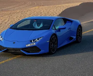 Vermietung Lamborghini Huracan. Premium, Luxus Fahrzeug zur Miete in VAE ✓ Kaution Einzahlung von 4000 AED ✓ Versicherungsoptionen KFZ-HV, TKV.