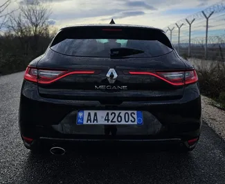 Vermietung Renault Megane. Komfort Fahrzeug zur Miete in Albanien ✓ Kaution Keine Kaution ✓ Versicherungsoptionen KFZ-HV, TKV, VKV Plus, VKV Komplett, Diebstahlschutz, Ausland, Junge.