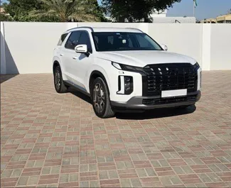 Frontansicht eines Mietwagens Hyundai Palisade in Dubai, VAE ✓ Auto Nr.11621. ✓ Automatisch TM ✓ 1 Bewertungen.