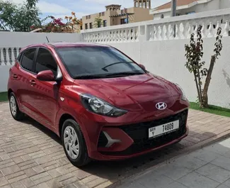 Mietwagen Hyundai i10 2024 in VAE, mit Benzin-Kraftstoff und 74 PS ➤ Ab 120 AED pro Tag.