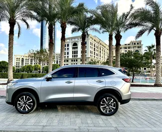 Haval H6 2024 zur Miete verfügbar in Dubai, mit Kilometerbegrenzung 250 km/Tag.