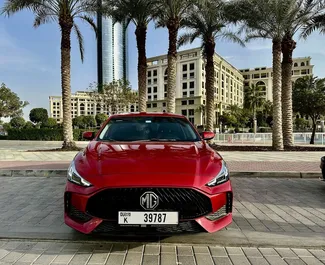 Autovermietung MG 5/GT Nr.11421 Automatisch in Dubai, ausgestattet mit einem L Motor ➤ Von Romuald in VAE.