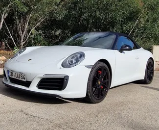 Frontansicht eines Mietwagens Porsche 911 Carrera S Cabrio in Alicante, Spanien ✓ Auto Nr.11730. ✓ Automatisch TM ✓ 0 Bewertungen.