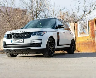 Frontansicht eines Mietwagens Land Rover Range Rover in Tiflis, Georgien ✓ Auto Nr.10295. ✓ Automatisch TM ✓ 1 Bewertungen.