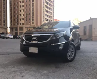 Frontansicht eines Mietwagens Kia Sportage in Baku, Aserbaidschan ✓ Auto Nr.11942. ✓ Automatisch TM ✓ 0 Bewertungen.