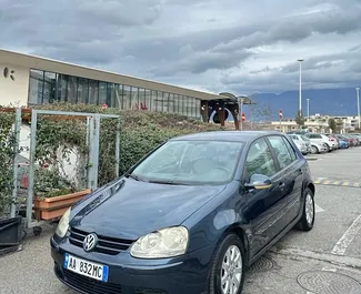Mietwagen Volkswagen Golf 5 2007 in Albanien, mit Diesel-Kraftstoff und  PS ➤ Ab 15 EUR pro Tag.