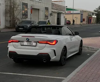 Autovermietung BMW 420i Cabrio Nr.11918 Automatisch in Dubai, ausgestattet mit einem 2,0L Motor ➤ Von Mounir in VAE.